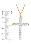 4 ct. t.w. Diamond Vintage-Style Cross Pendant in 14K Gold