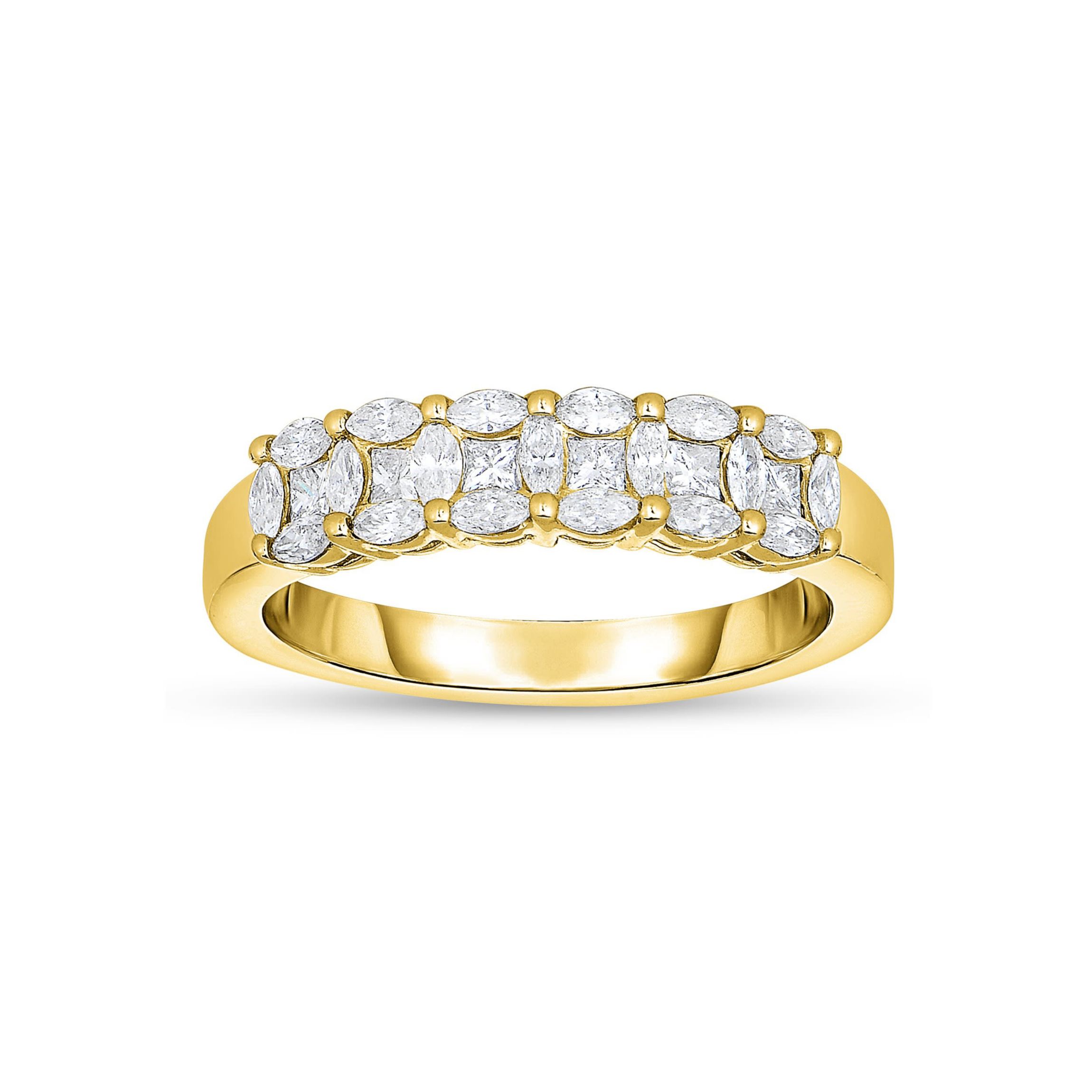 5/8CTW Diamond 14kt Gold Yellow Ring