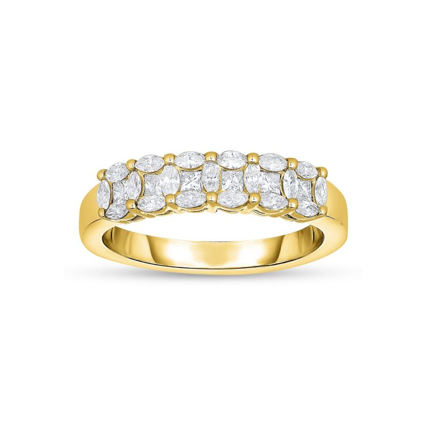 5/8CTW Diamond 14kt Gold Yellow Ring