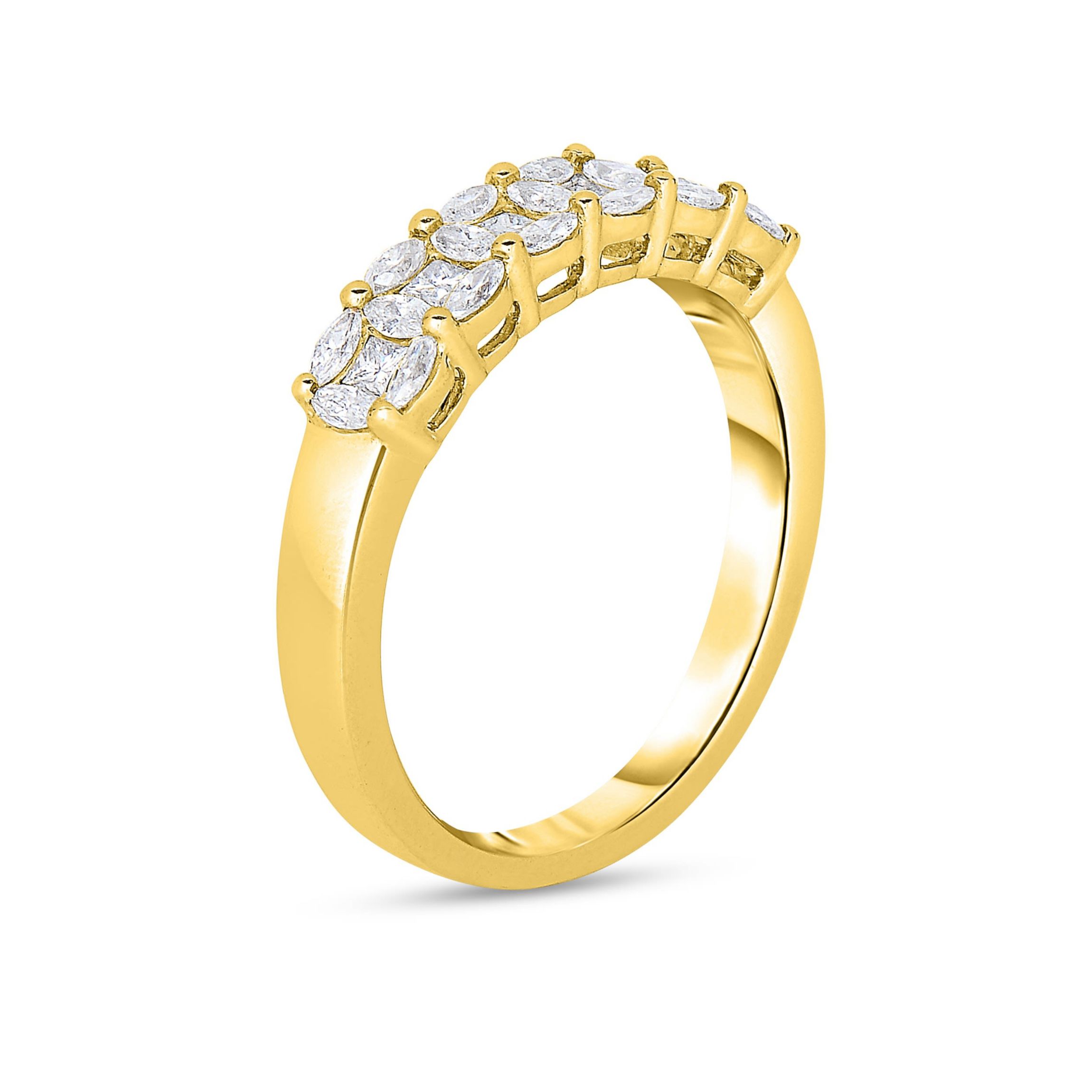 5/8CTW Diamond 14kt Gold Yellow Ring