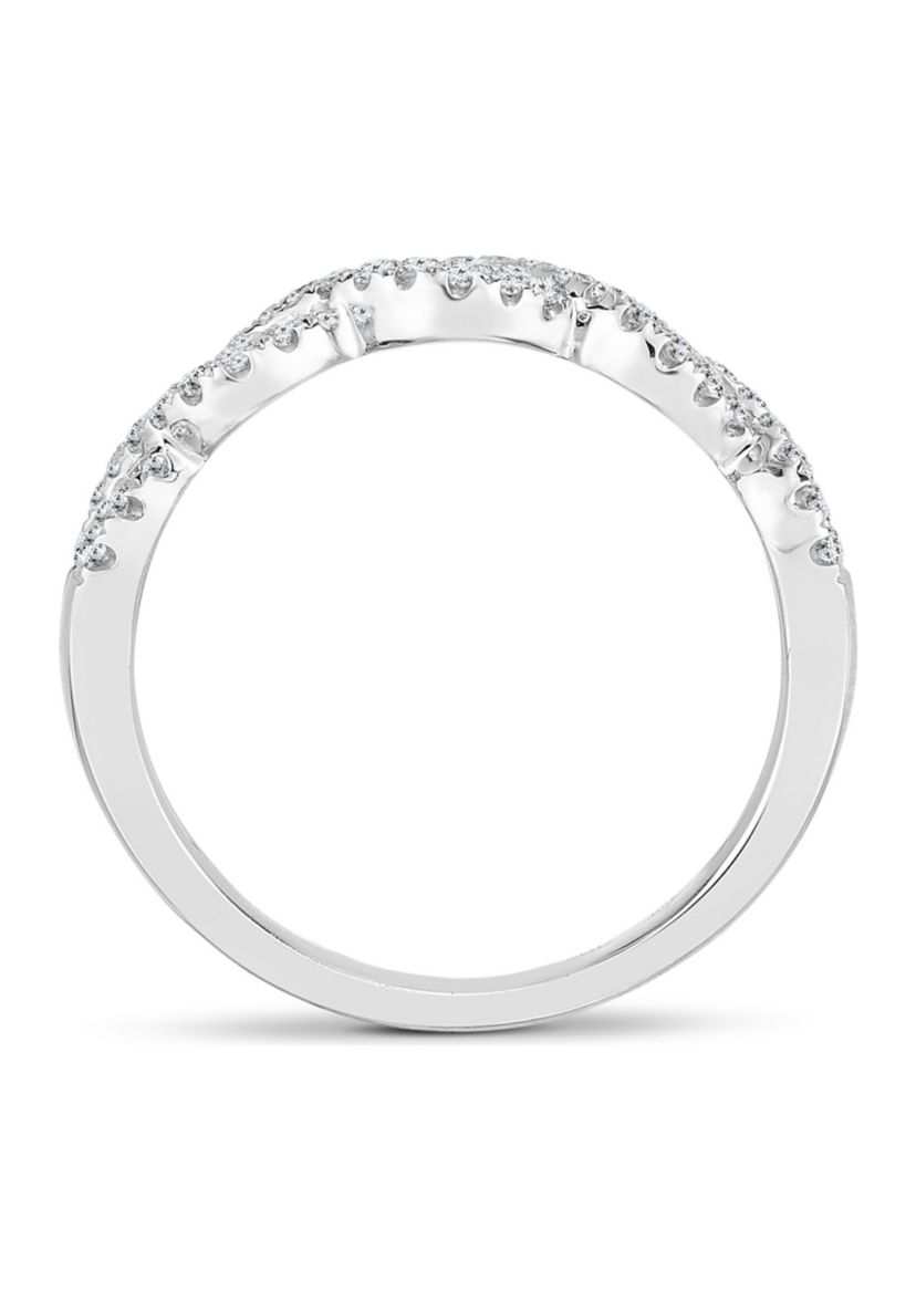 1/2 C.T.T.W Diamond 10K Ladies Bands