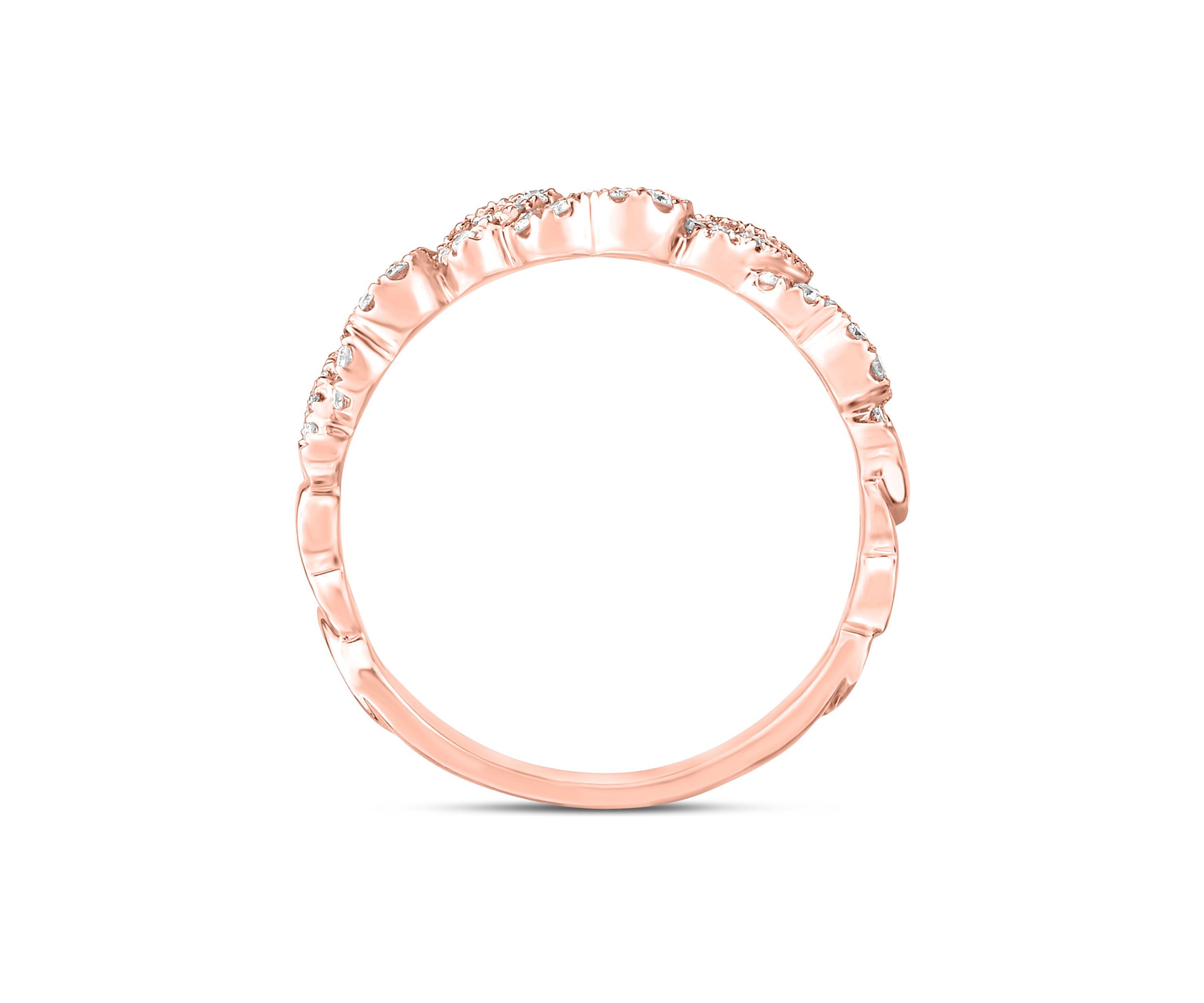 3/4 C.T.T.W Diamond 14K Ladies Bands
