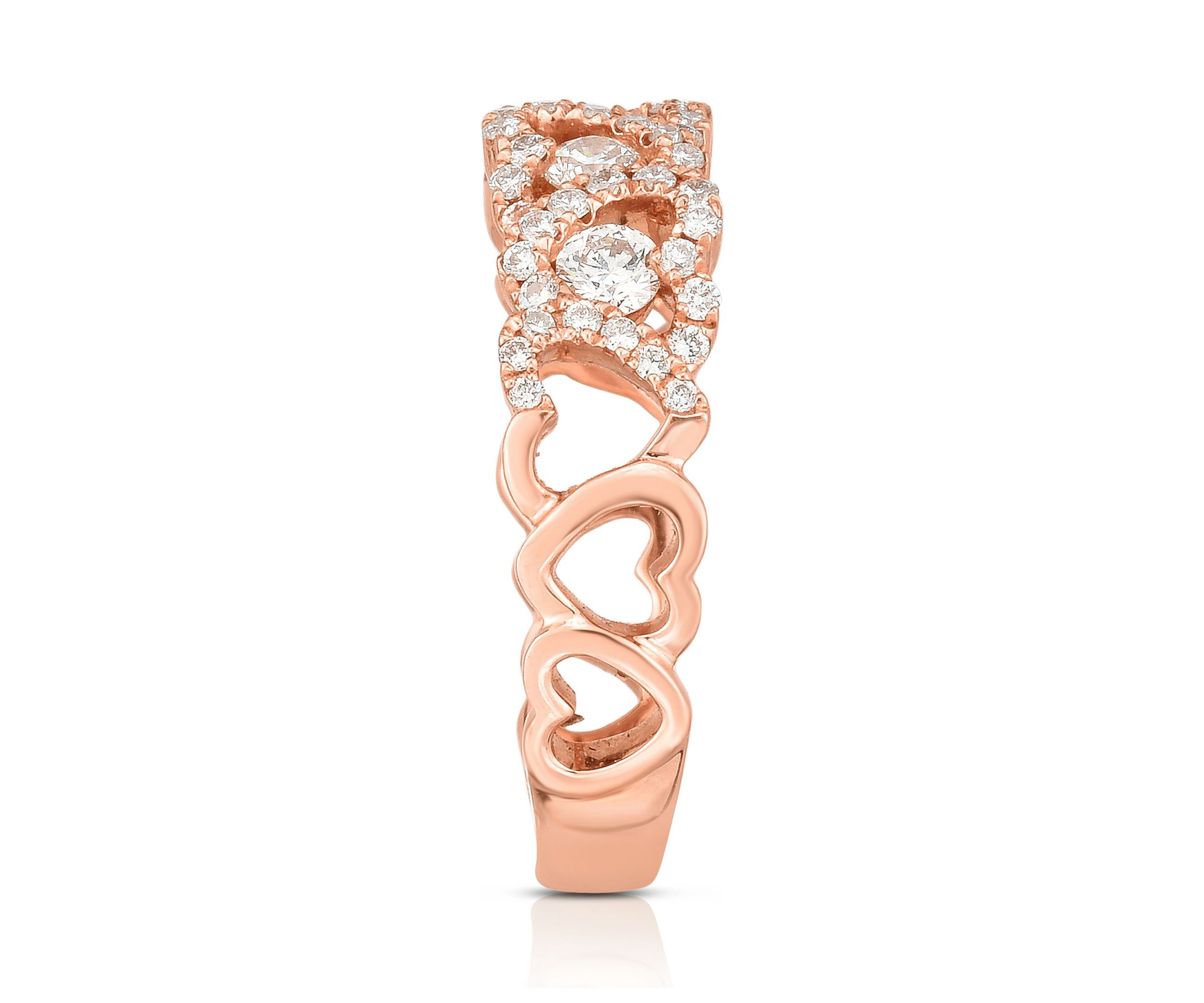 3/4 C.T.T.W Diamond 14K Ladies Bands