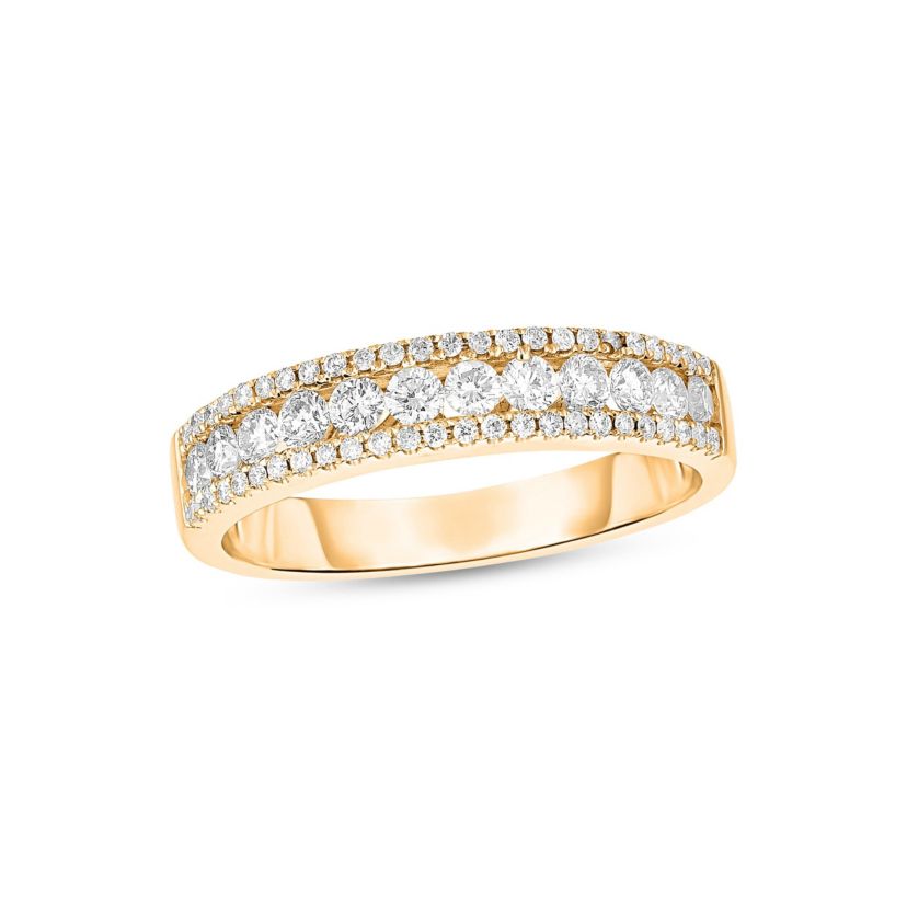 1/2CTW Diamond 10kt Gold Yellow Ring