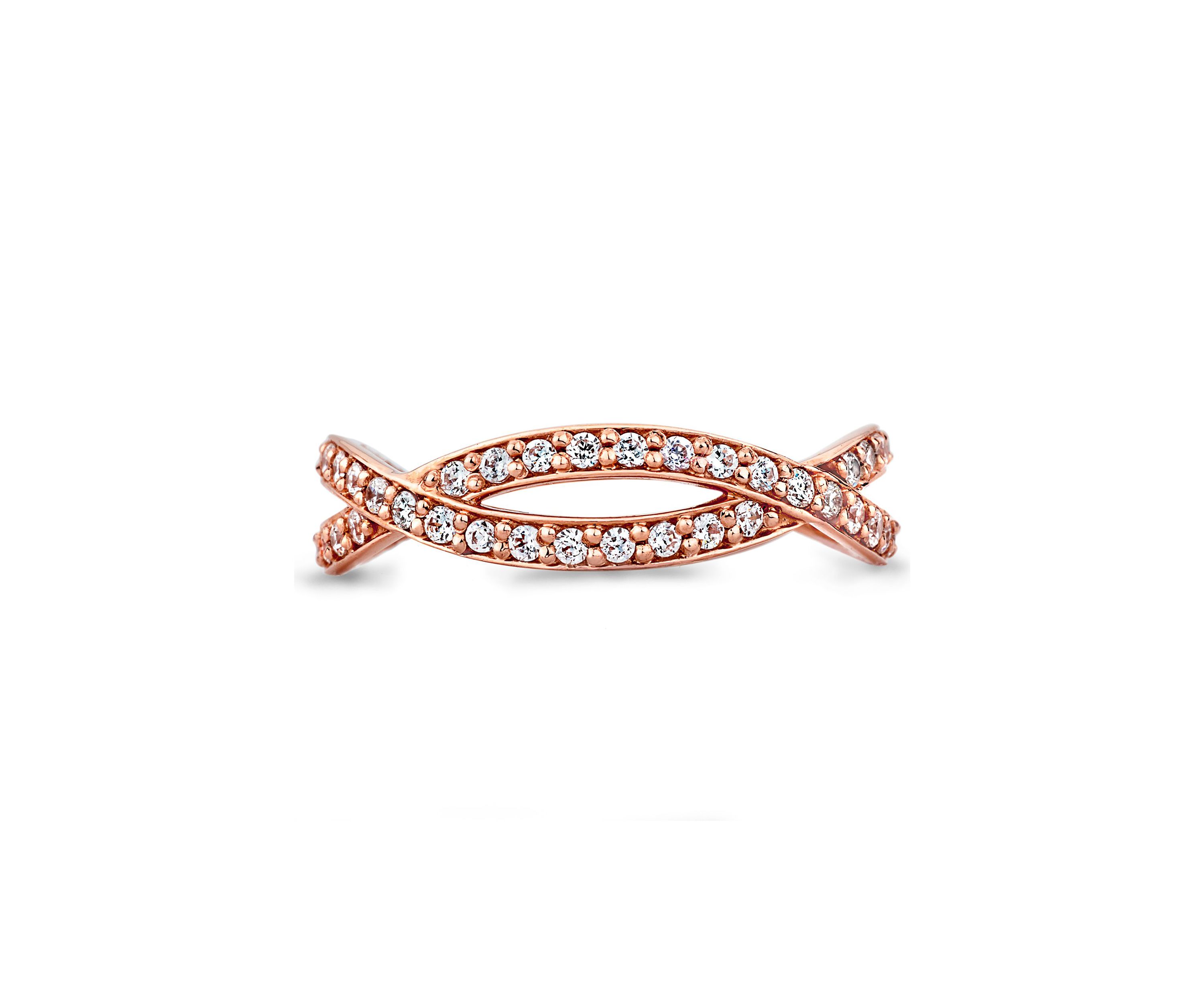 3/4 C.T.T.W Diamond 14K Ladies Bands