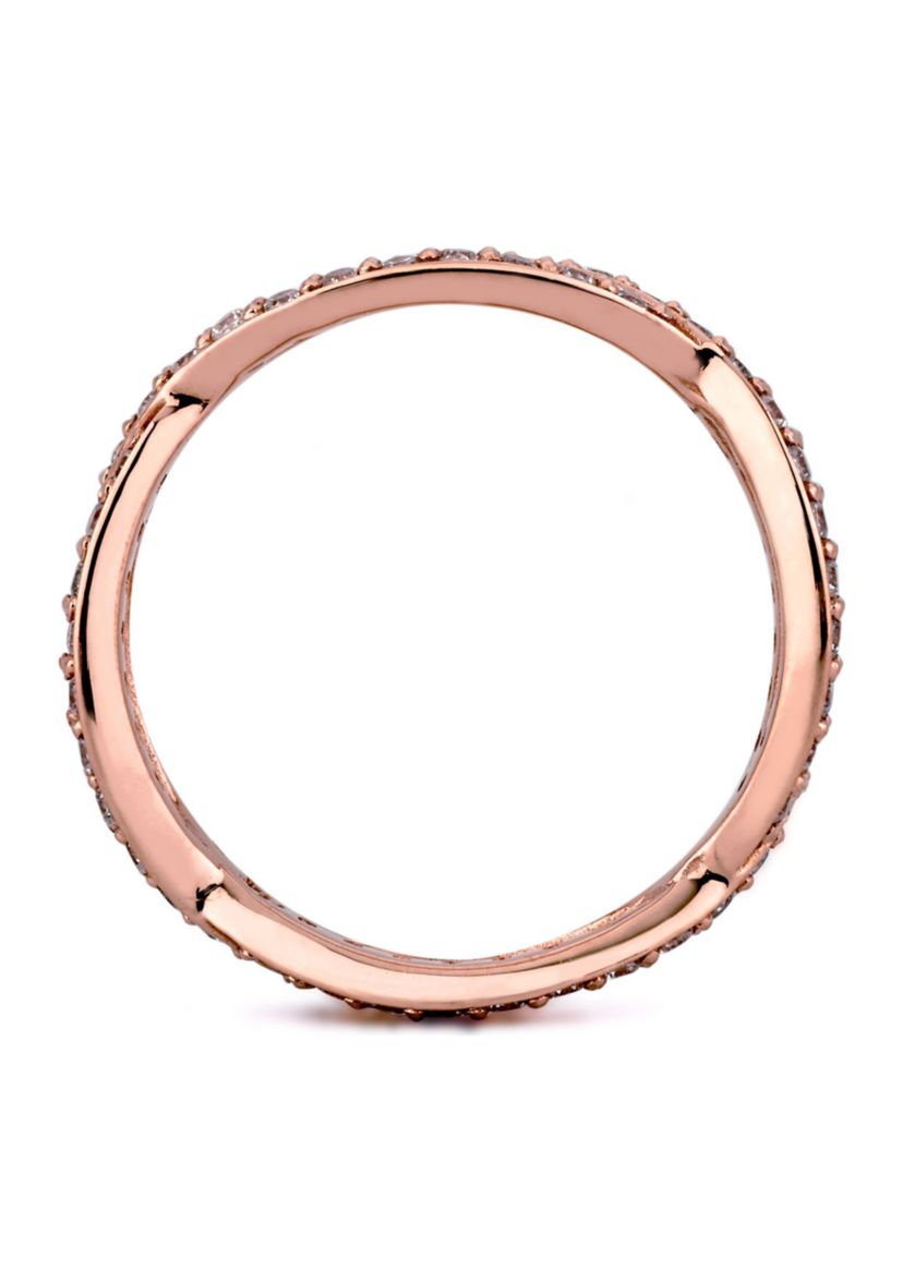 3/4 C.T.T.W Diamond 14K Ladies Bands