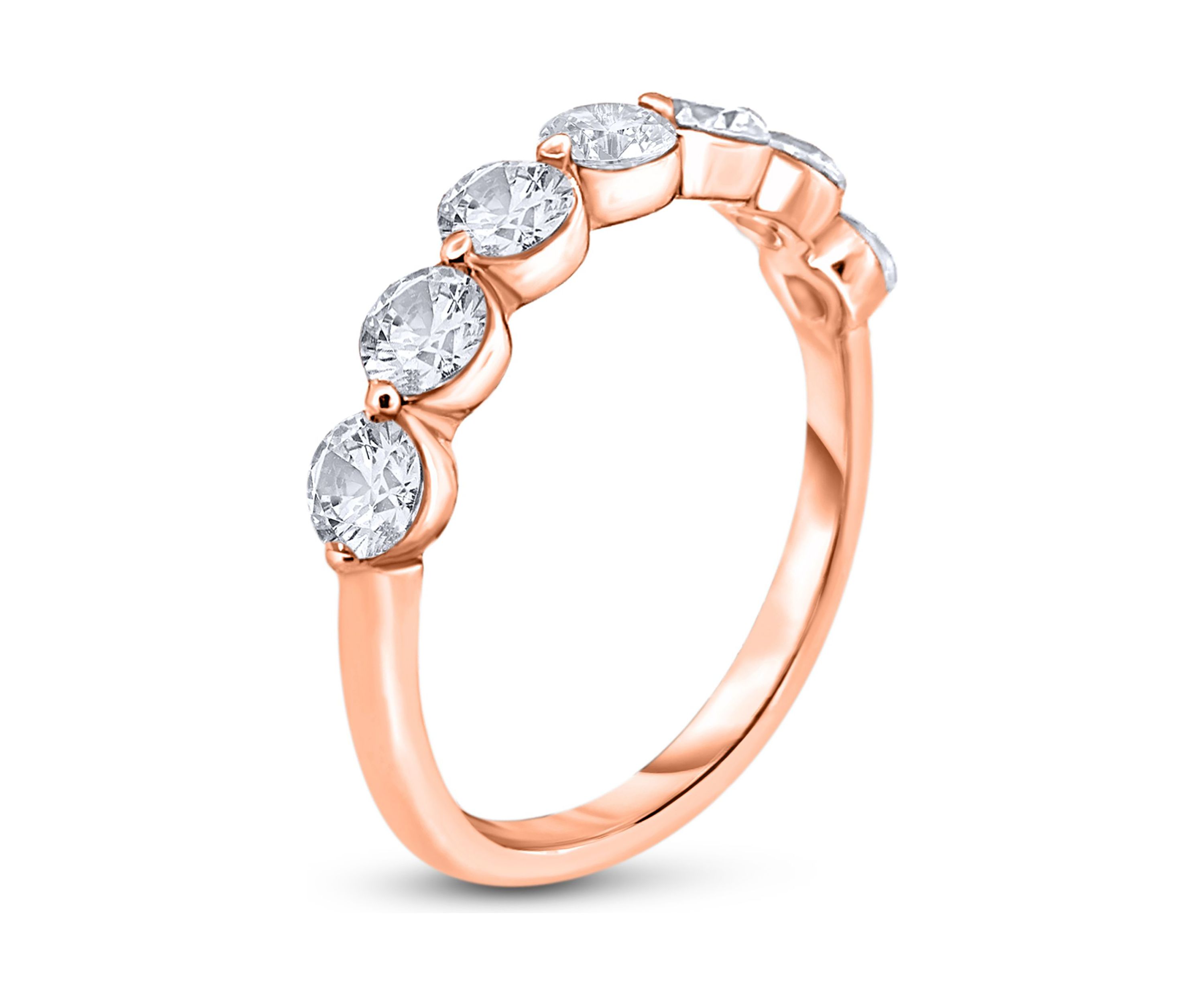 1/2 C.T.T.W Diamond 14K Ladies Bands