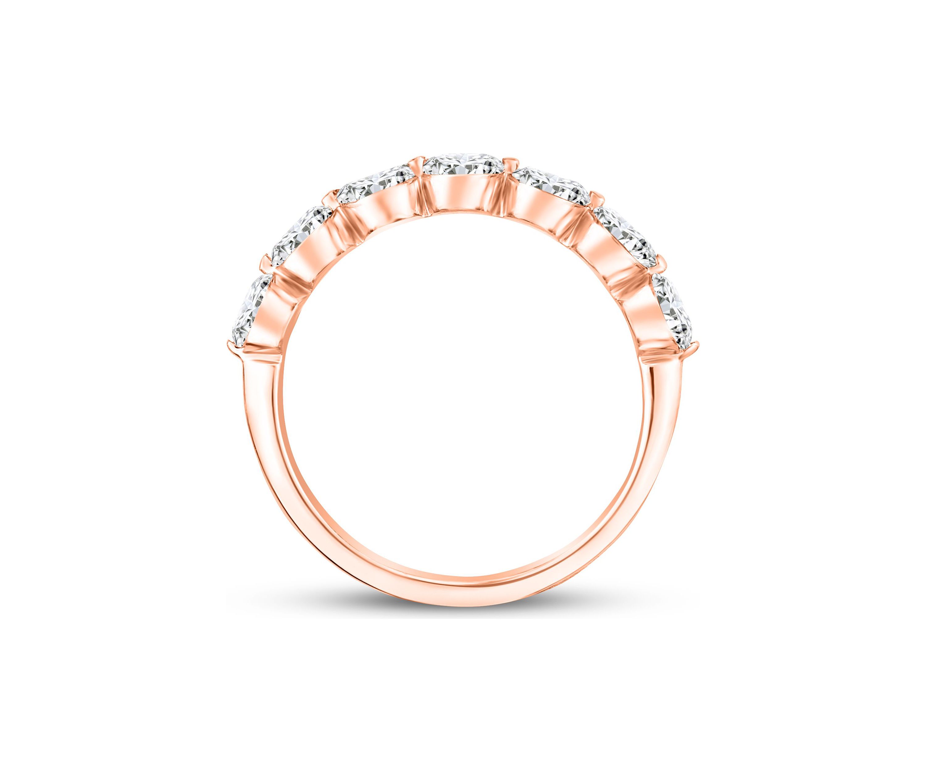 1/2 C.T.T.W Diamond 14K Ladies Bands