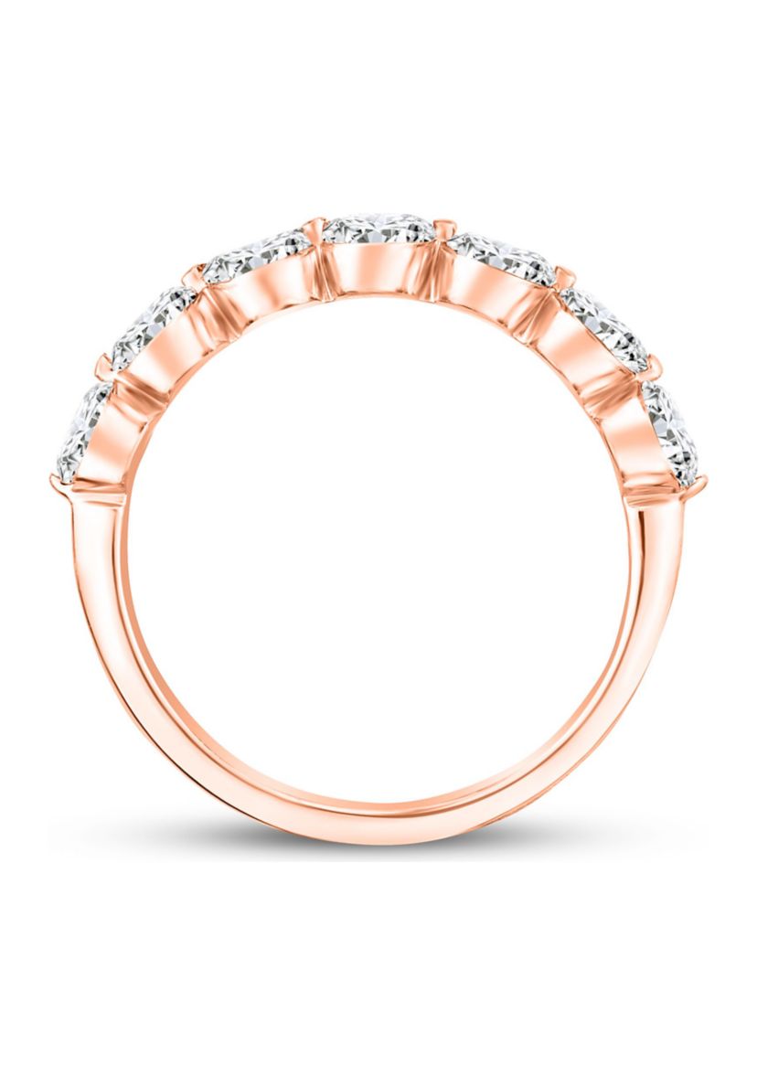 1/2 C.T.T.W Diamond 14K Ladies Bands
