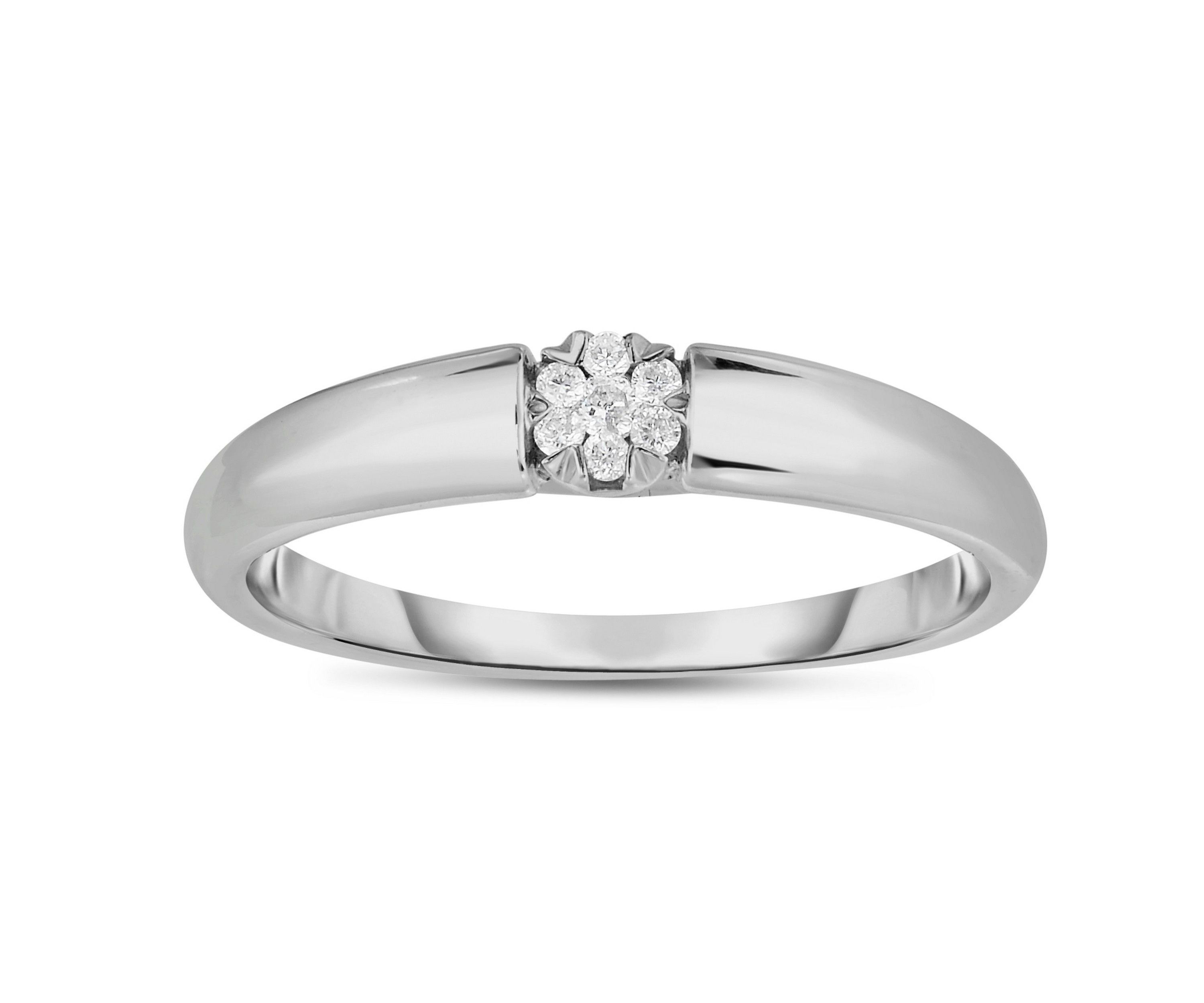 0.06CTW Diamond 10kt Gold White Ring