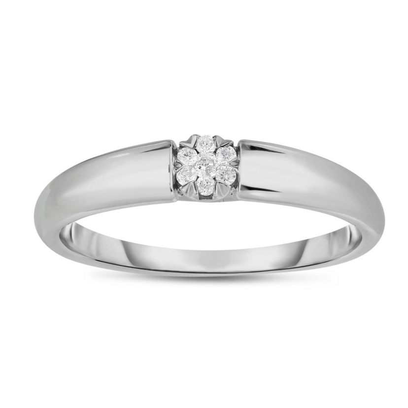 0.06CTW Diamond 10kt Gold White Ring