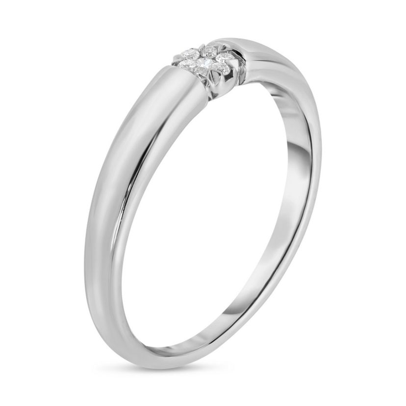 0.06CTW Diamond 10kt Gold White Ring