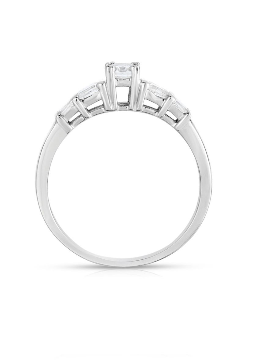 3/8 C.T.T.W Diamond 14Kt Gold Engagement Ring