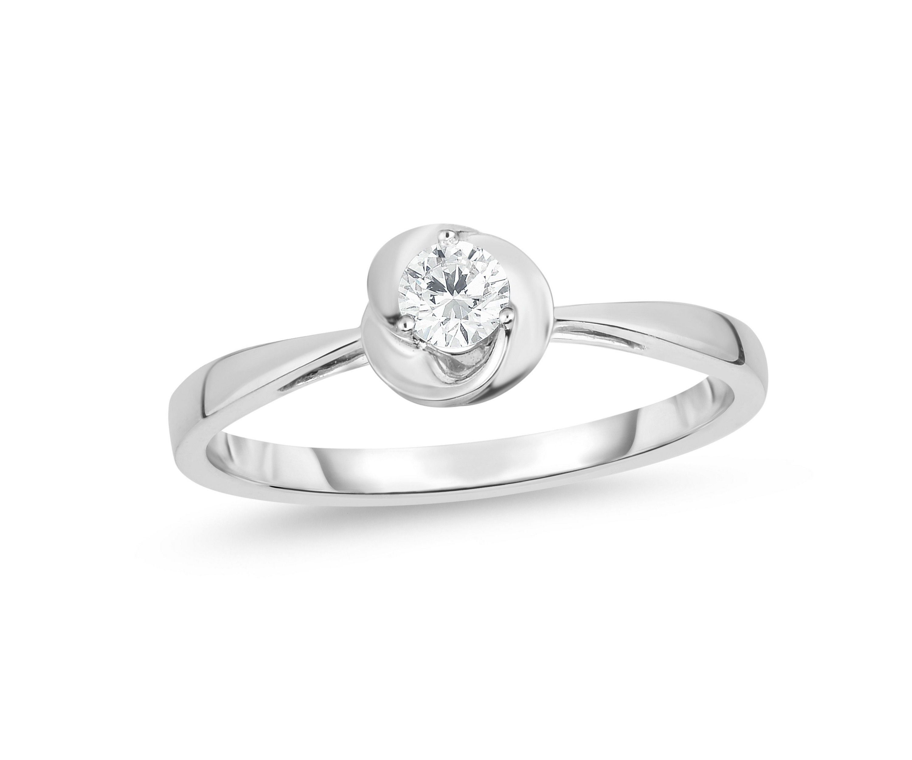 1/6CTW Diamond 10kt Gold White Ring