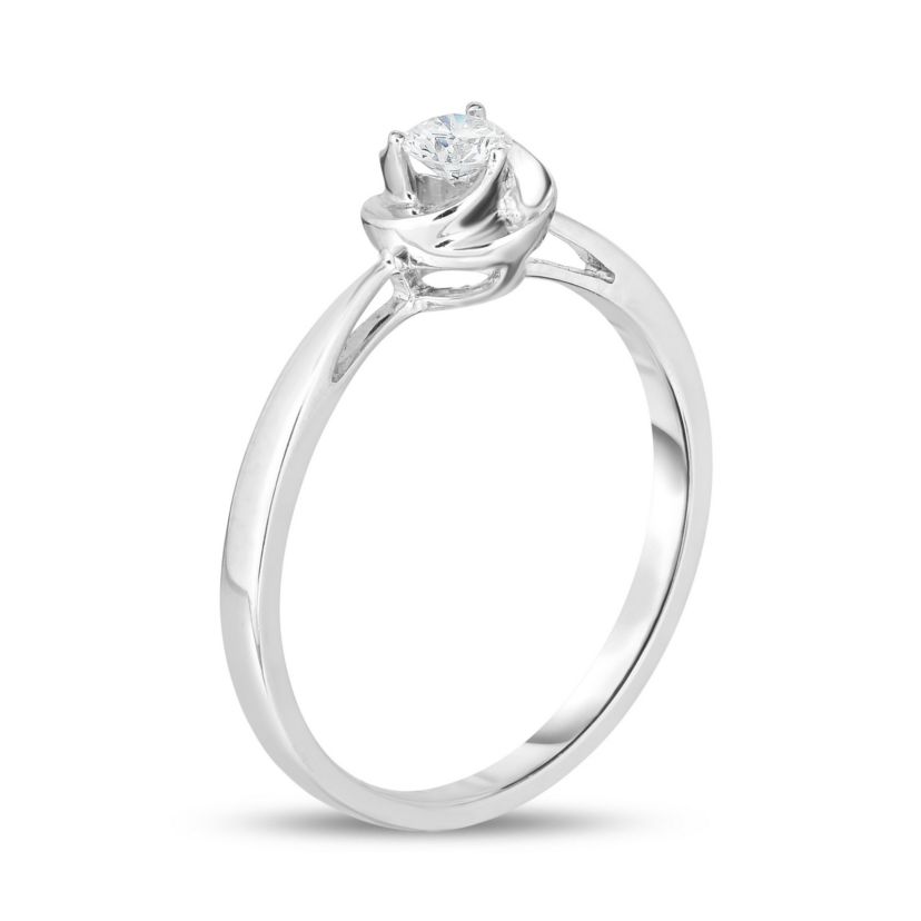 1/6CTW Diamond 10kt Gold White Ring