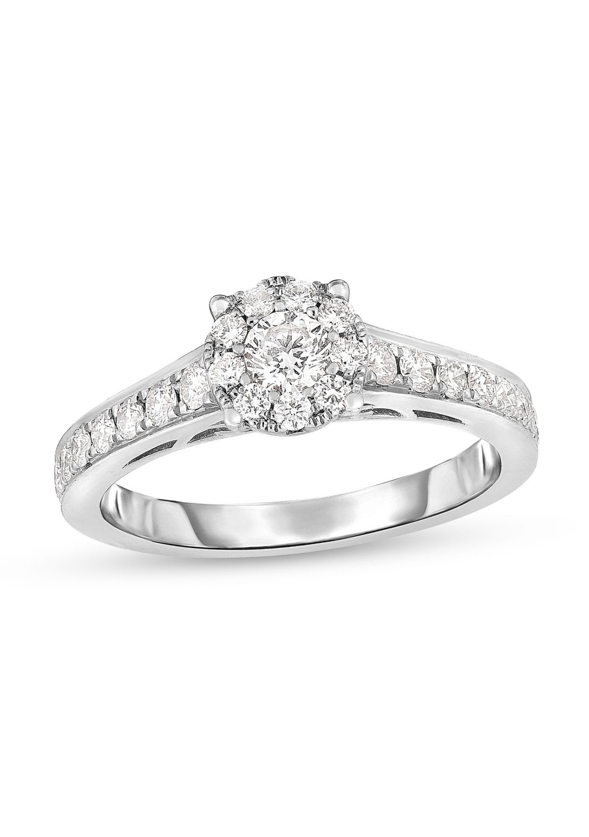 5/8 C.T.T.W Diamond 14Kt Gold Engagement Ring