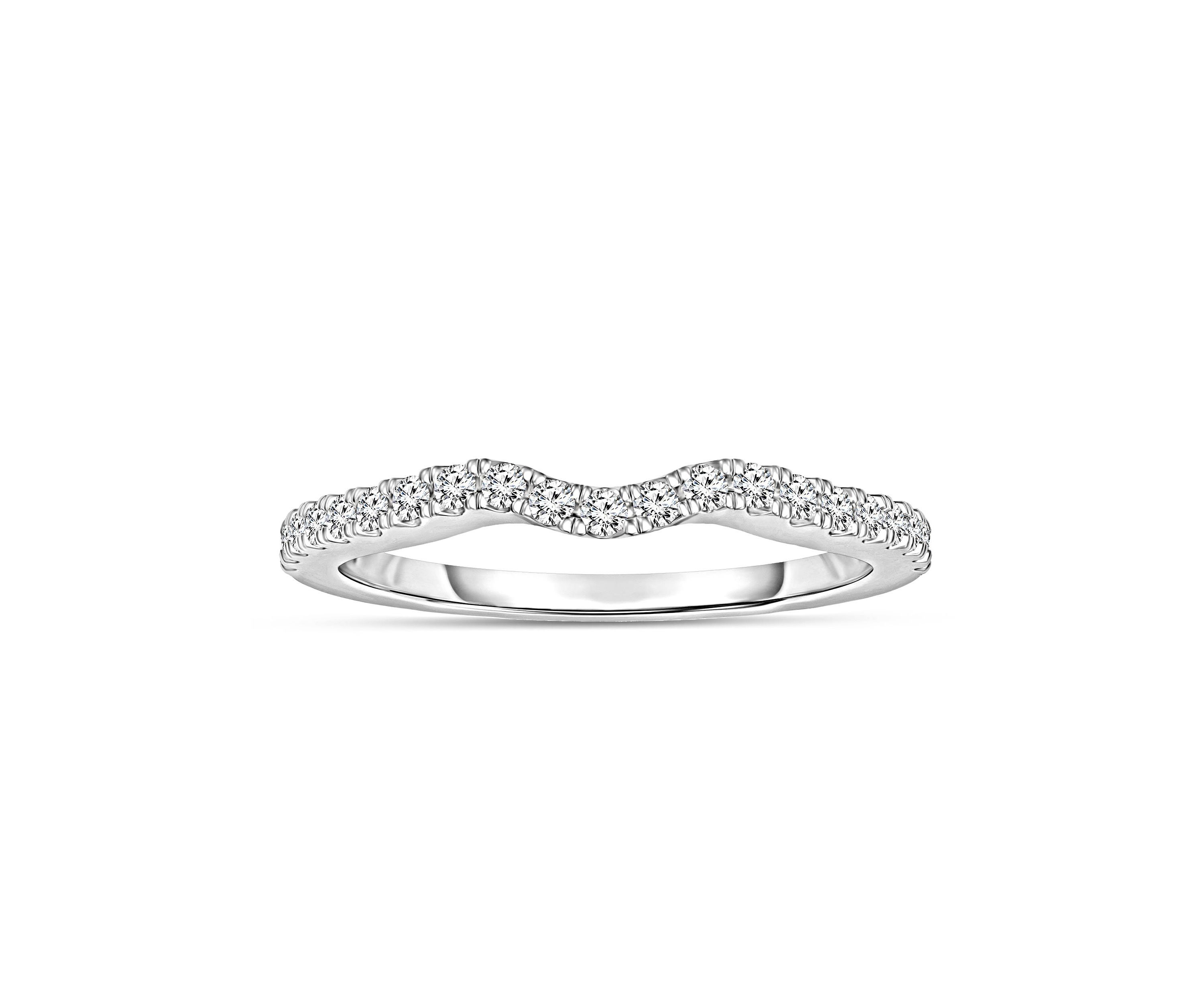 1/5CTW Diamond 14kt Gold White Ring