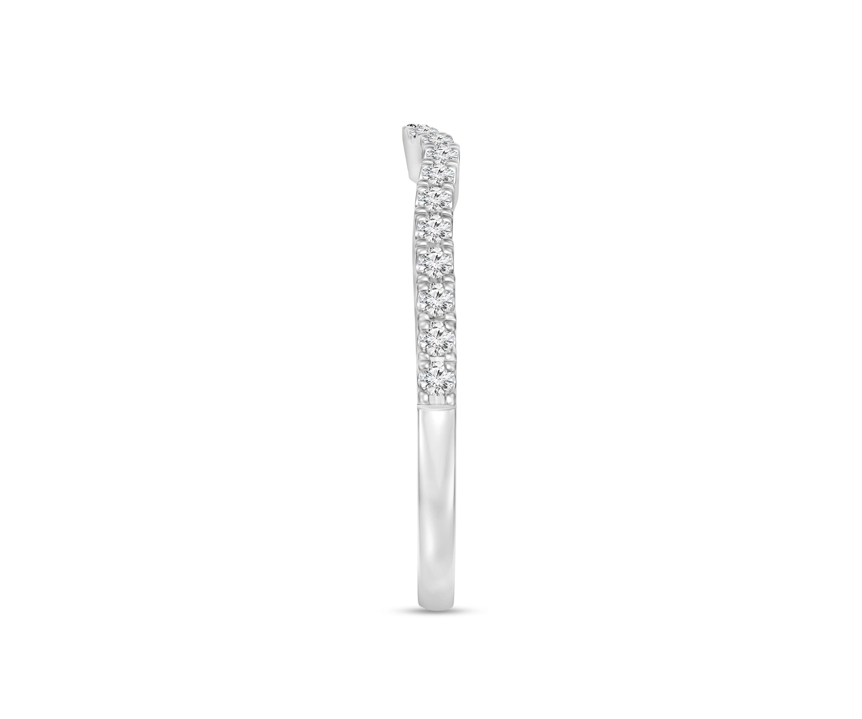 1/5CTW Diamond 14kt Gold White Ring