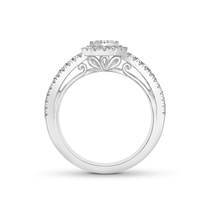 3/4CTW Diamond 14kt Gold White Ring