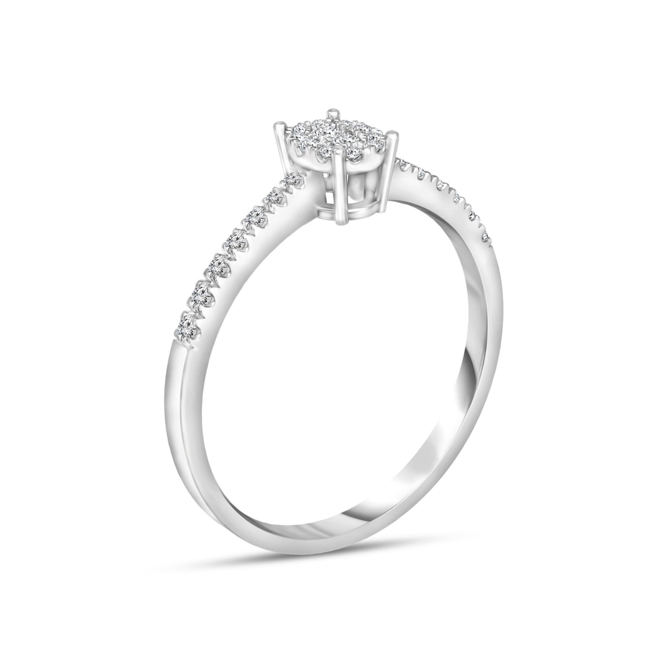 1/5CTW Diamond 10kt Gold White Ring