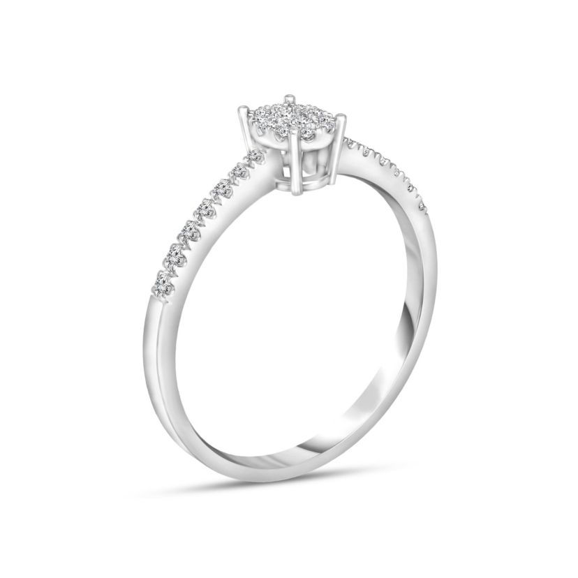 1/5CTW Diamond 10kt Gold White Ring