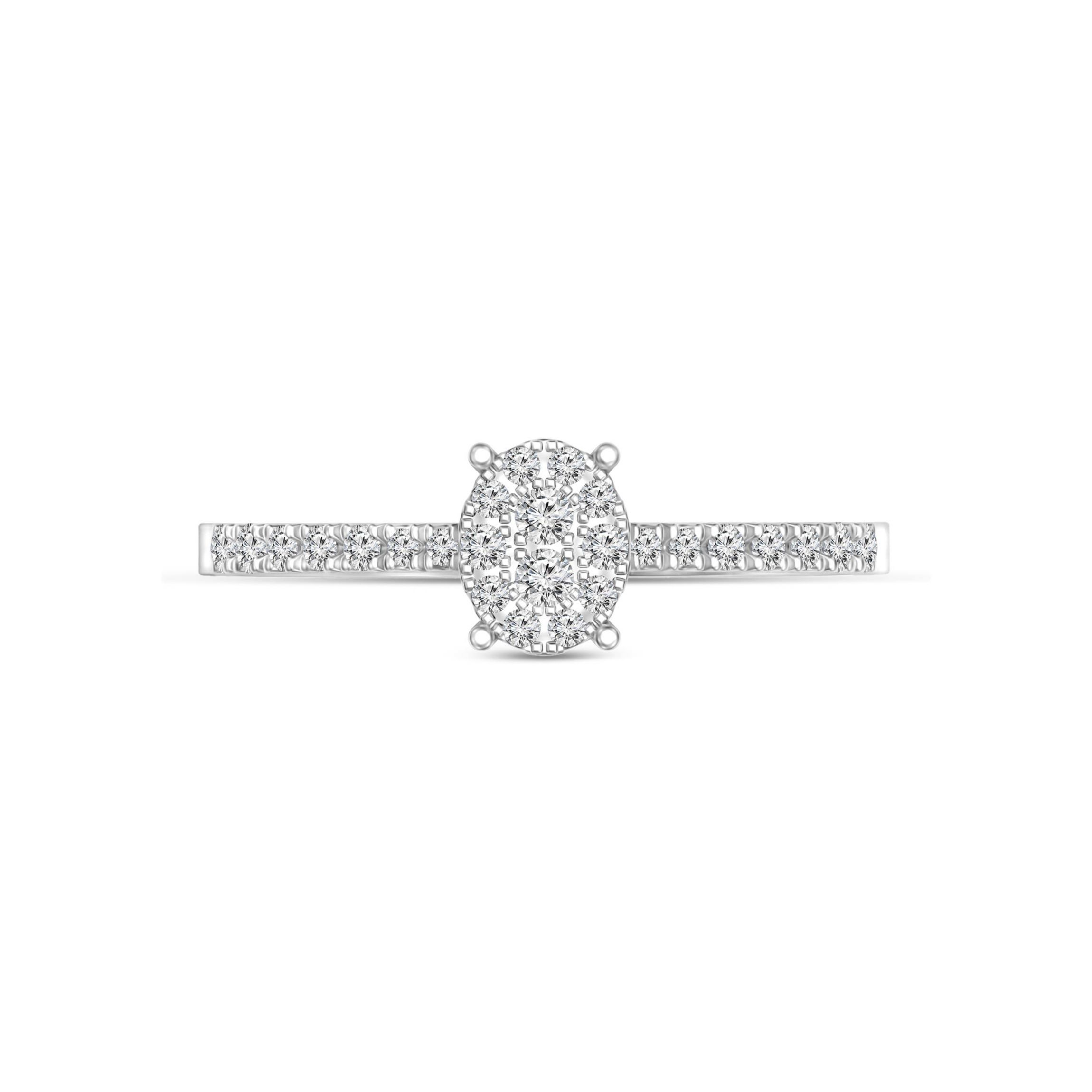 1/5CTW Diamond 10kt Gold White Ring