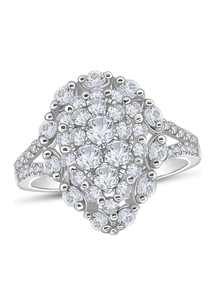 1 3/4 C.T.T.W Diamond 14K Fashion Ring