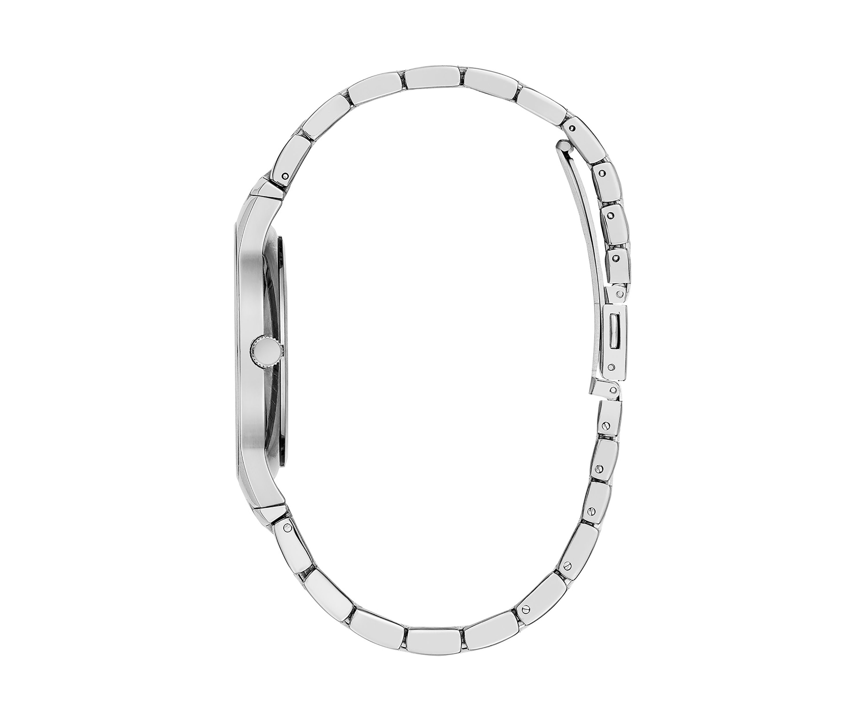 1/10 ct. t.w. Diamond Modern Stainless Steel Bracelet Watch