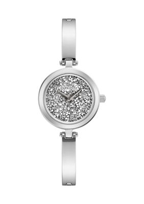 Caravelle By Bulova Women's Modern Stainless Steel Bangle Watch