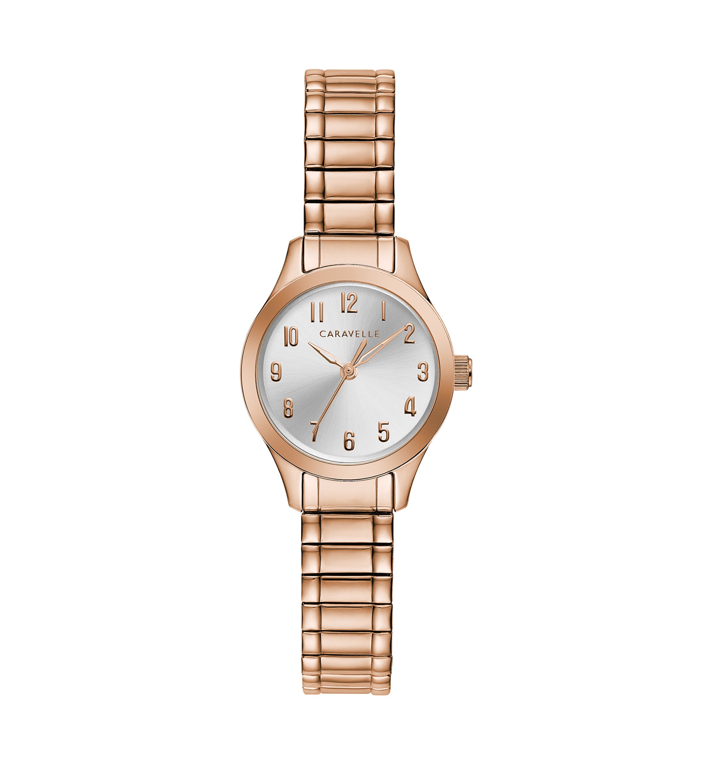 Womens Traditional Stainless Steel Expansion Watch