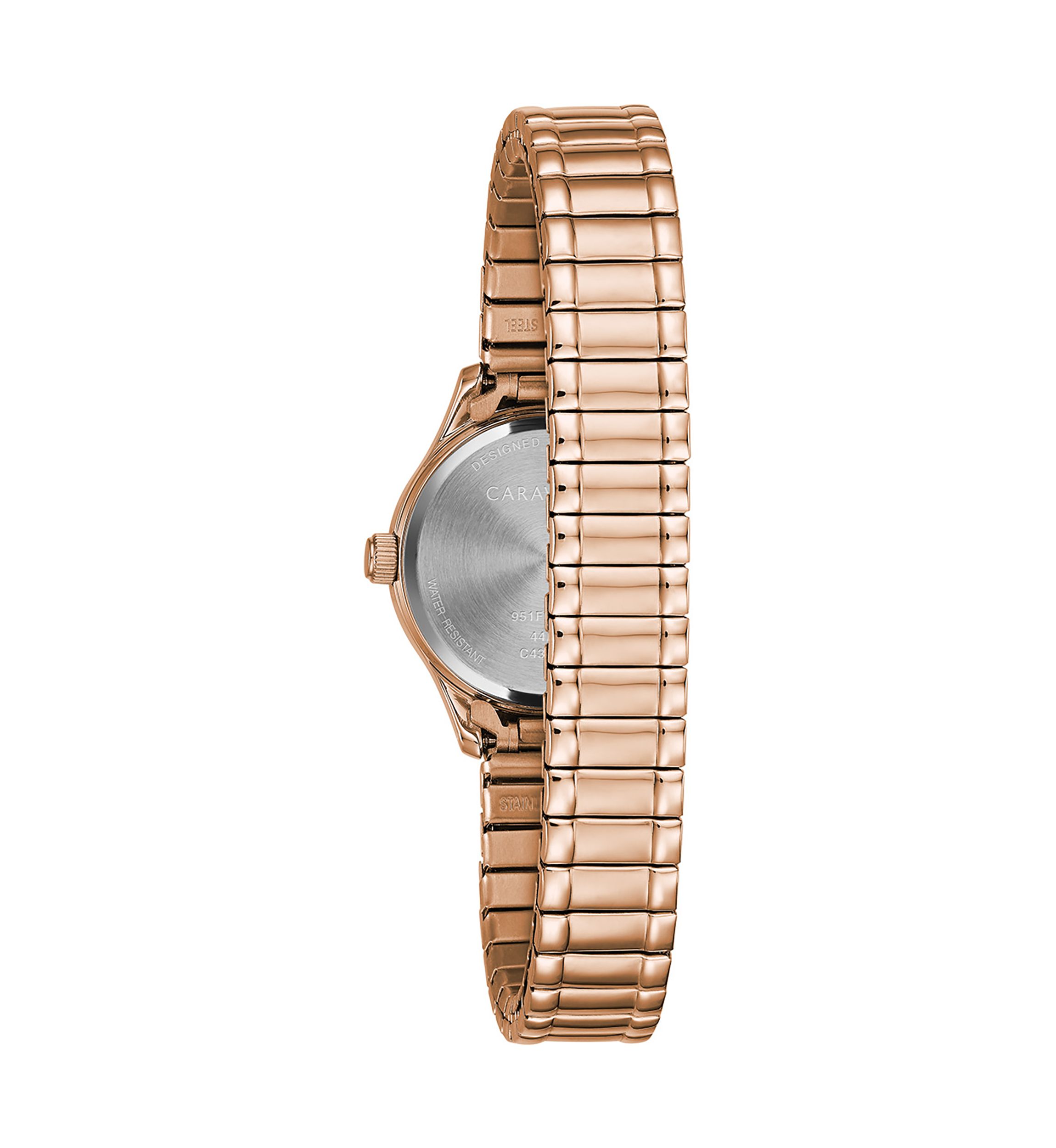 Womens Traditional Stainless Steel Expansion Watch