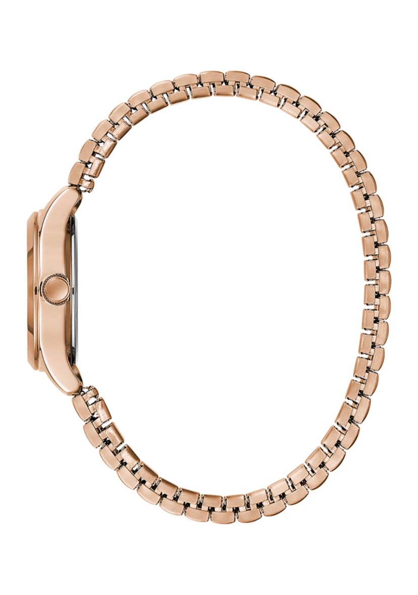 Womens Traditional Stainless Steel Expansion Watch