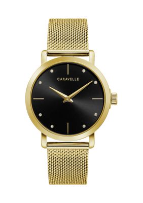 Caravelle By Bulova Women's Min/max Stainless Steel Bracelet Watch