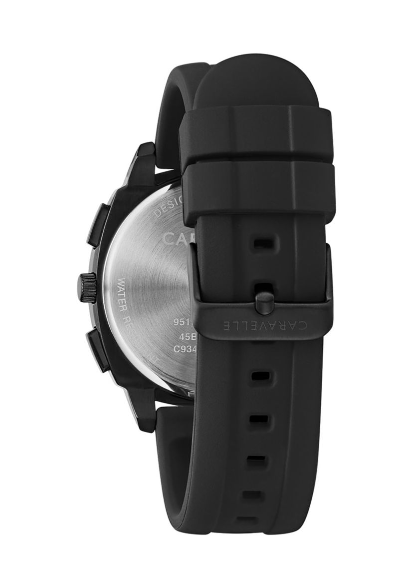 Mens Sport Silicone Strap Watch