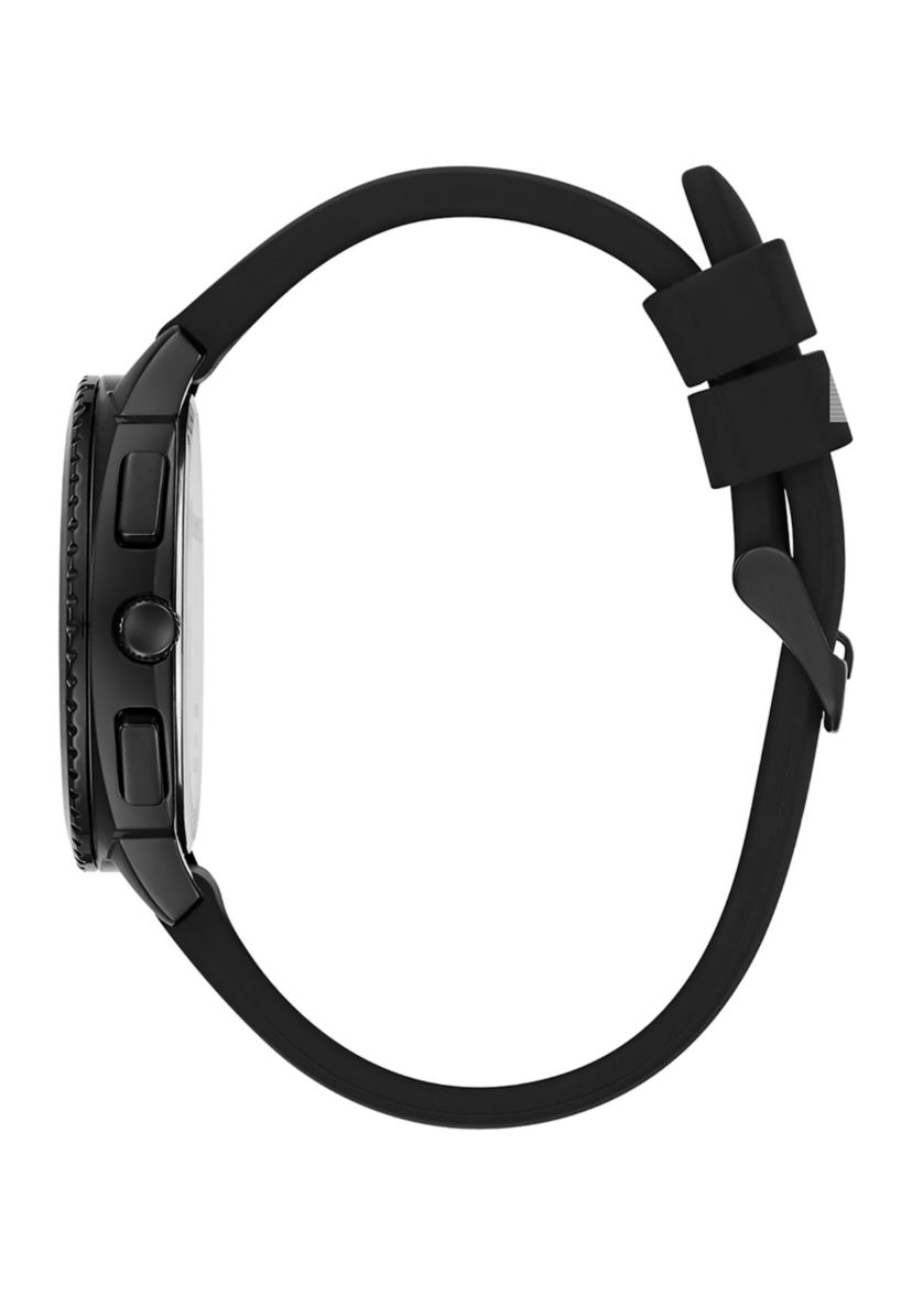 Mens Sport Silicone Strap Watch