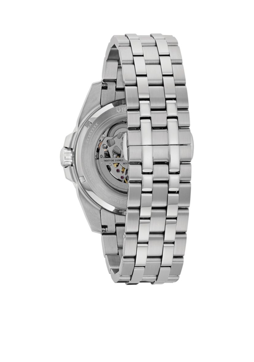 Mens Automatic Stainless Steel Watch