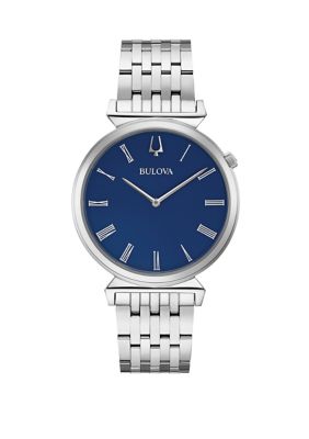 Bulova Men's Regatta Stainless Steel Bracelet Watch -  540026496A233