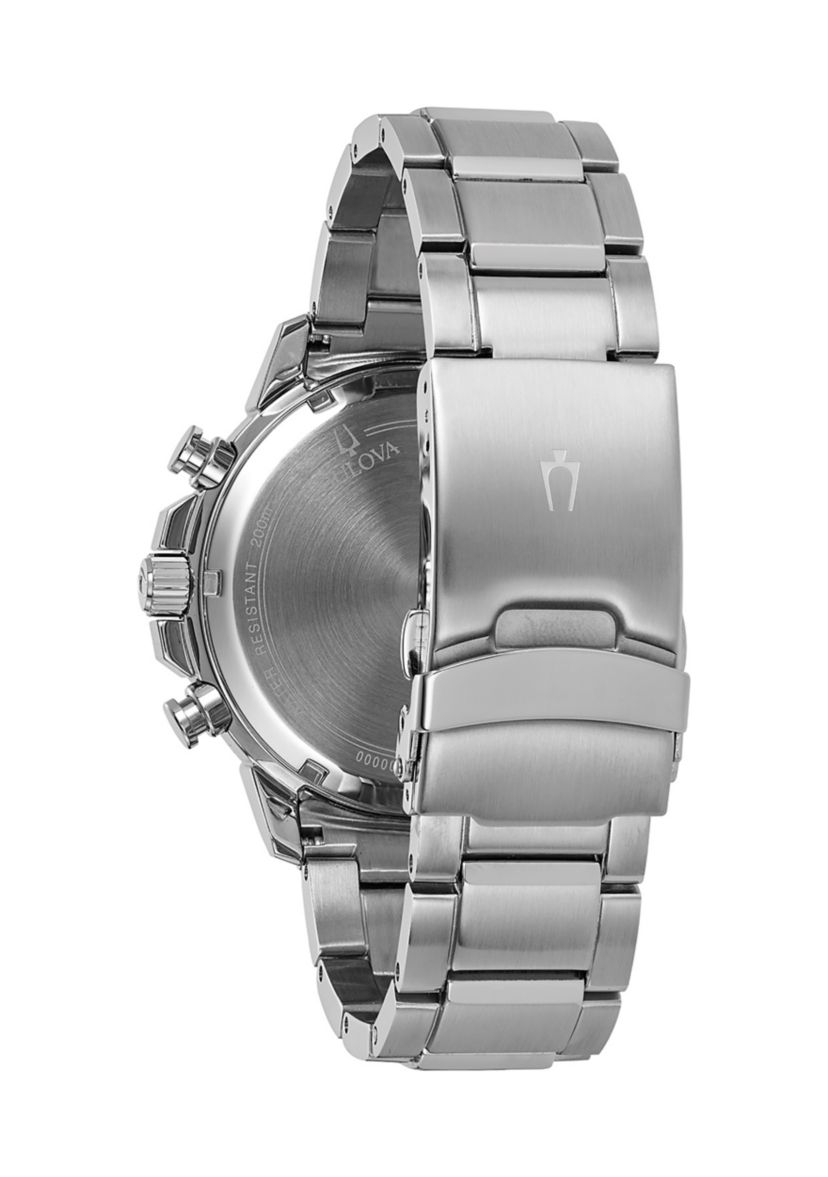  Marine Star Stainless Steel Bracelet Watch