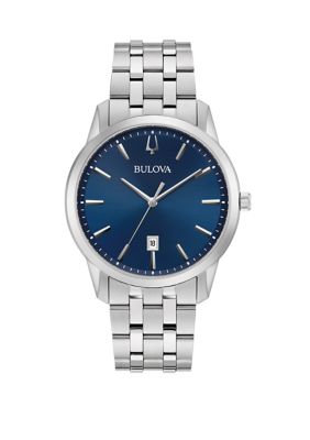 Bulova Men's Bracelet Silver Watch