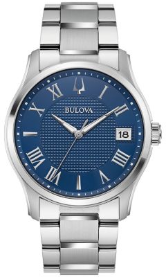 Bulova Men's Classic Wilton Two-Tone Stainless Steel Bracelet Watch, 41mm
