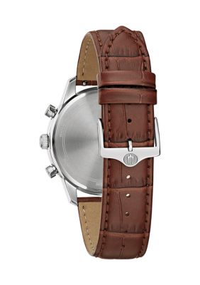 Men's 41 Millimeter Classic Sutton Brown Strap Watch 