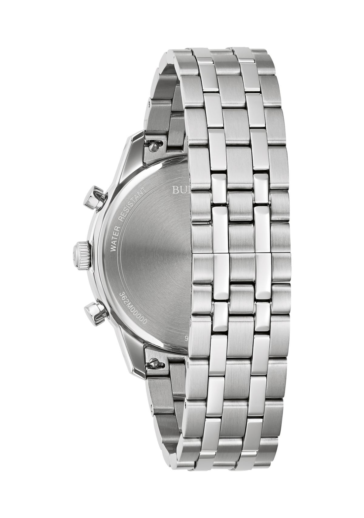 Mens 41 Millimeter Classic Sutton Silver-Tone Bracelet Watch 