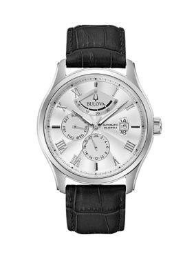 Men's Automatic Wilton Power Reserve Leather Watch