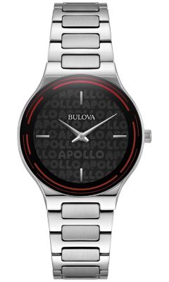 Bulova Apollo Special Edition Women's Silver-tone Stainless Steel Bracelet Watch, 37mm -  540026496L309