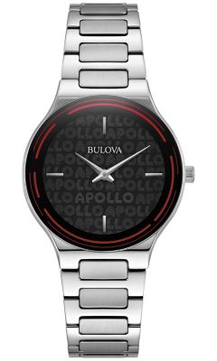Bulova Apollo Special Edition Women's Silver-Tone Stainless Steel Bracelet Watch, 37Mm