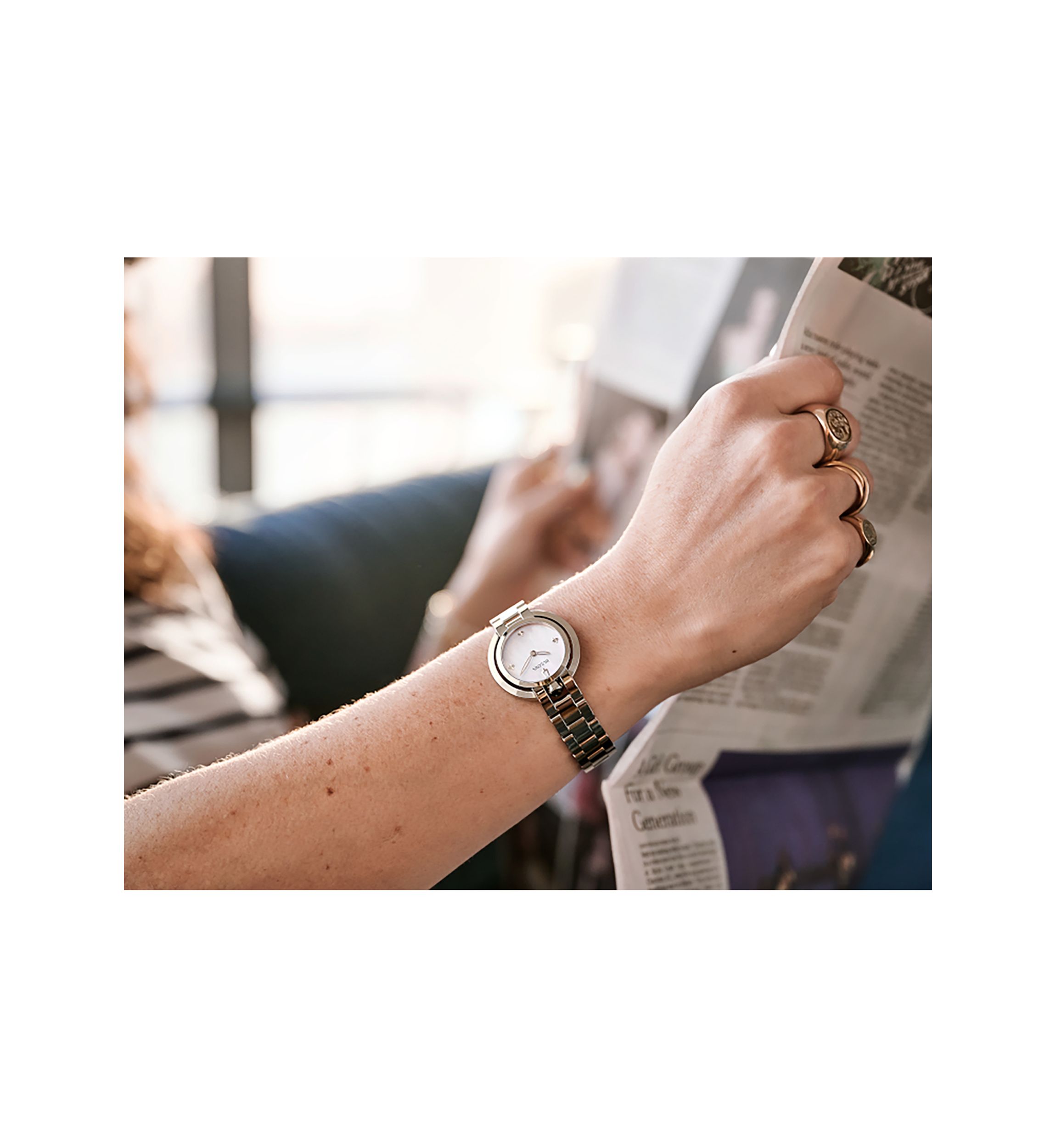 Pink Dial Watch 