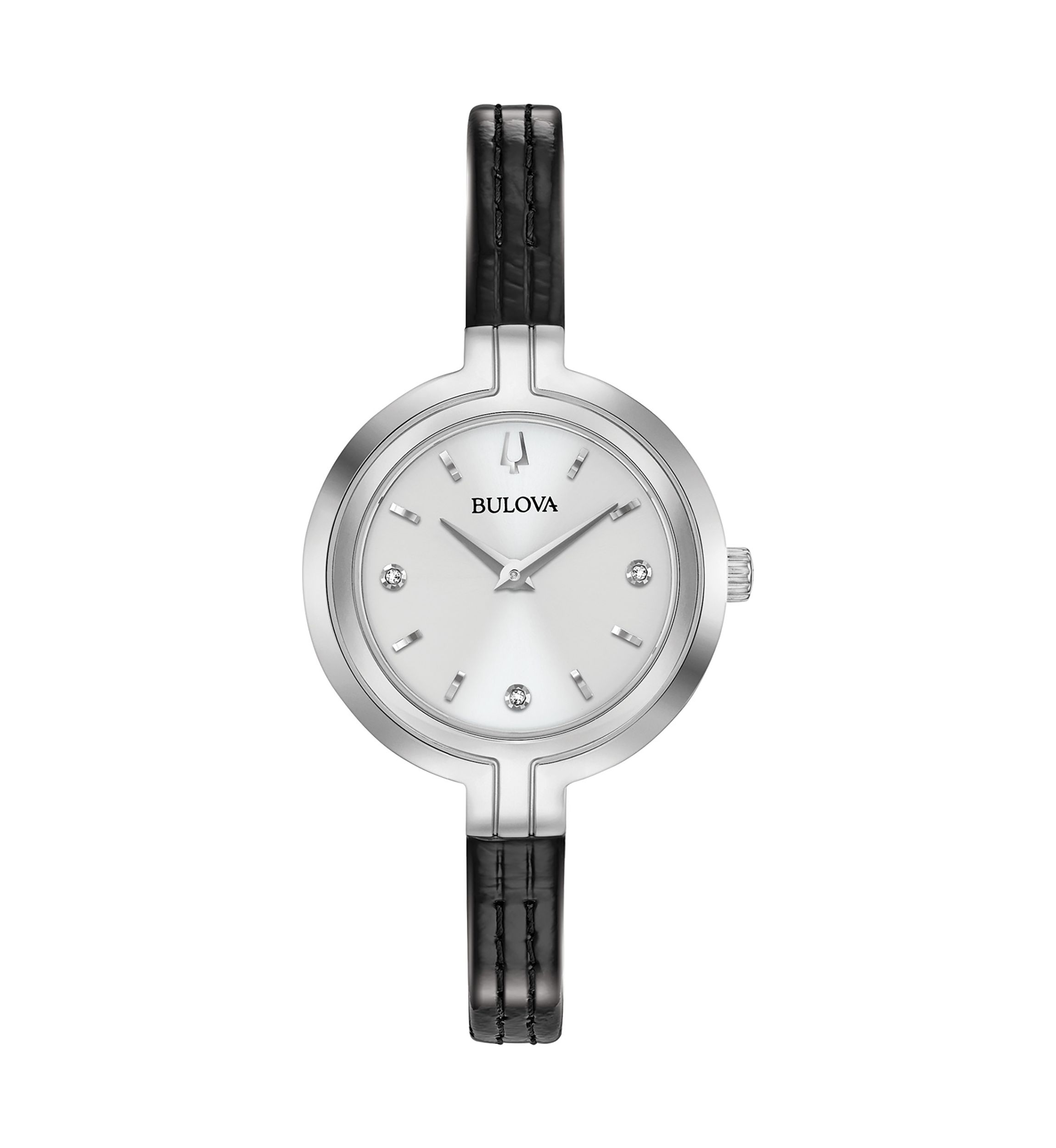 Rhapsody Leather Strap Watch 