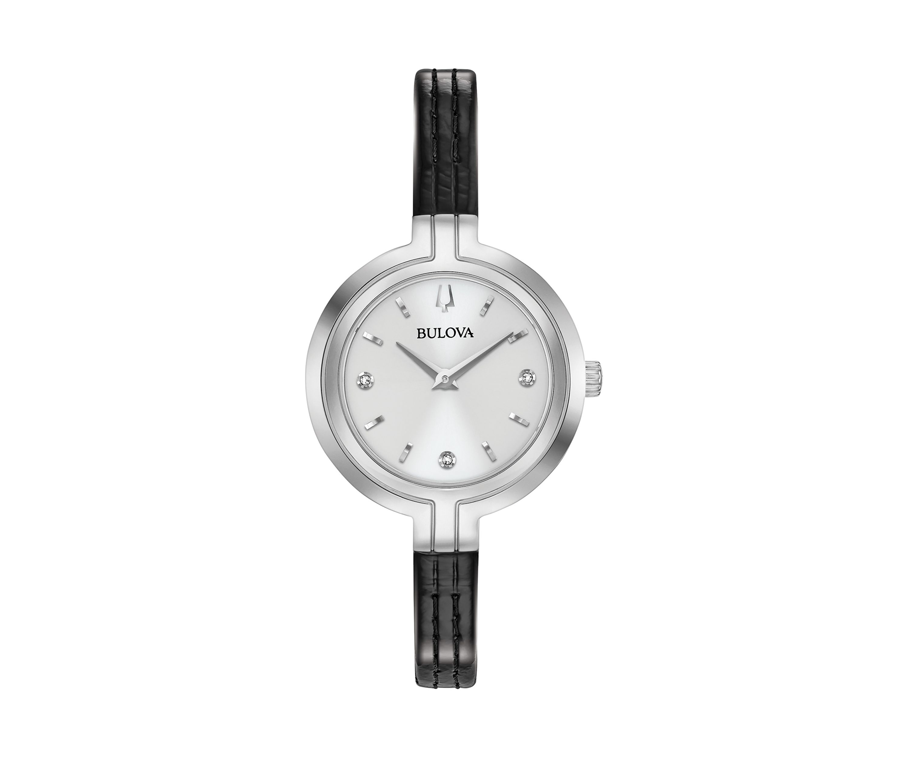 Rhapsody Leather Strap Watch 