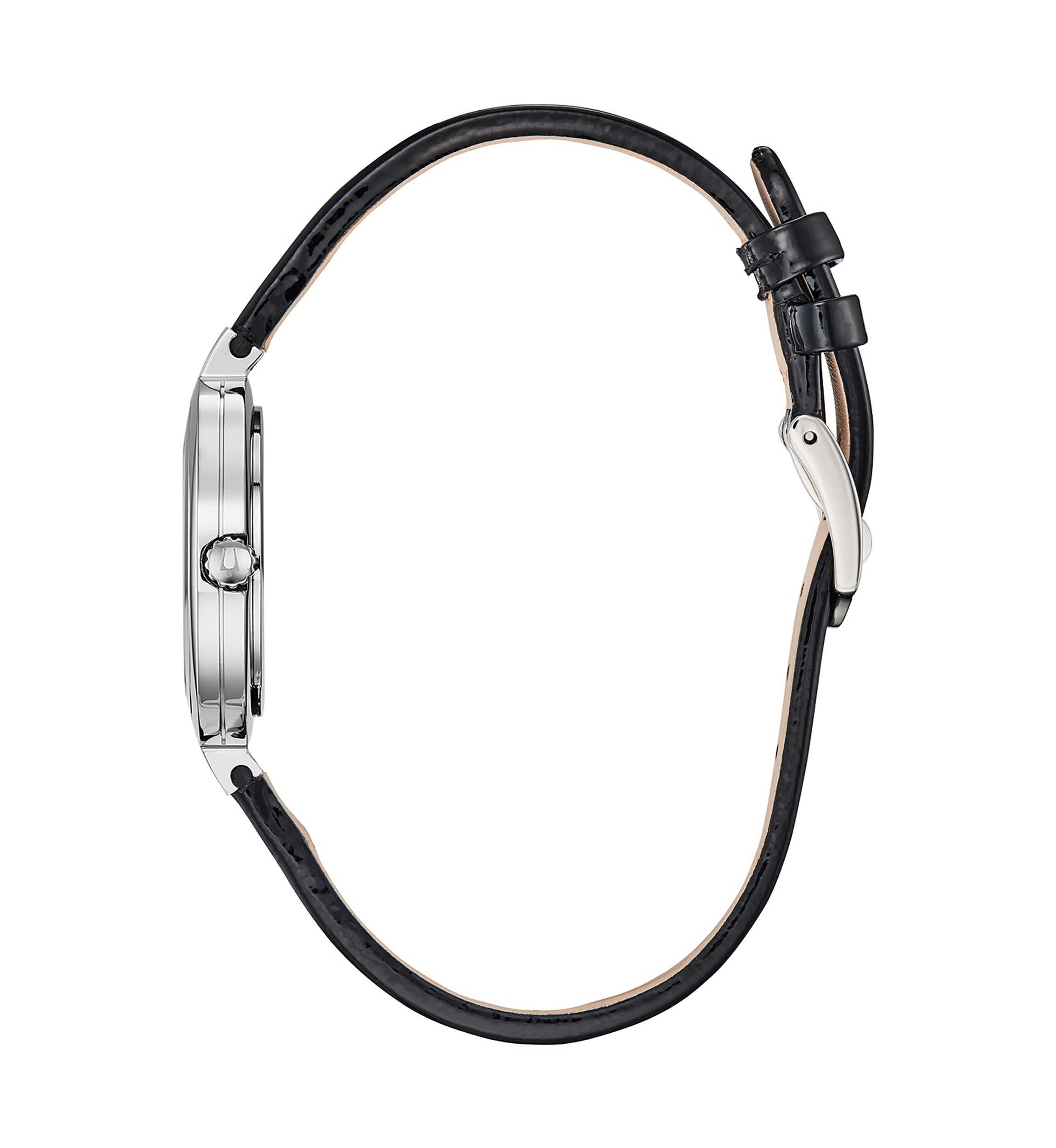 Rhapsody Leather Strap Watch 