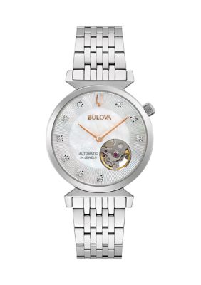Bulova Women's Automatic Regatta Diamond Dial Watch